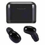 DT-4 IPX Waterproof Bluetooth 5.0 Wireless Bluetooth Earphone with 350mAh Magnetic Charging Box, Support for Calling(Black)