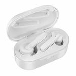 DT-5 IPX Waterproof Bluetooth 5.0 Wireless Bluetooth Earphone with Magnetic Charging Box, Support Call & Power Bank Function(White)