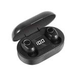 DT-13 Wireless Two Ear Bluetooth Headset Supports Touch & Smart Magnetic Charging(Black)
