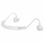 M12 In-ear Retractable Wireless Sports Bluetooth Headset for Apple Headset(White)
