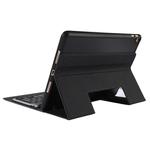 K05B Bluetooth 3.0 Ultra-thin One-piece Bluetooth Keyboard Leather Tablet Case for iPad Air / Pro 10.5 inch (2019), with Pen Slot & Holder (Black)