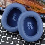 For JBL Everest Elite 750NC Headphones Imitation Leather + Foam Soft Earphone Protective Cover Earmuffs, One Pair(Blue)