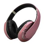 BTH-878 Foldable Wireless Bluetooth V4.1 Headset Stereo Sound Earphones (Pink)