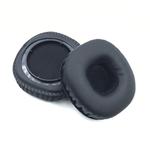 1 Pair Imitation Leather + Memory Foam Soft Headphone Jacket Earmuffs for Marshall MID ANC, without Rubber Plate Buckle