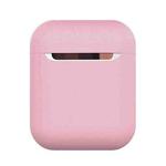 Wireless Earphones Shockproof Liquid Silicone Protective Case for Apple AirPods 1 / 2(Pink)