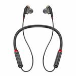 WK V16 Bluetooth 5.0 Magnetically-attracted Dual Moving Coil Neck-mounted Sports Bluetooth Earphone(Black)