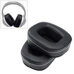 2 PCS For DENON AH-D600 / AH-D7100 Soft Sponge Earphone Protective Cover Earmuffs(Black White)