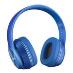 L350 Foldable Wireless Sports Stereo Bluetooth Headset, Supports IOS Power Display & HD Calling & FM & TF Card & 3.5mm AUX (Blue)