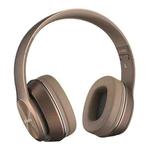 L350 Foldable Wireless Sports Stereo Bluetooth Headset, Supports IOS Power Display & HD Calling & FM & TF Card & 3.5mm AUX (Brown)