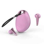 TWS-Q7S Stereo True Wireless Bluetooth Earphone with Charging Box & Lanyard (Pink)