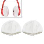 2 PCS Knitted Headphone Dustproof Protective Case for Beats Solo2 / Solo3(White)