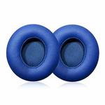 1 Pair Soft Sponge Earmuff Headphone Jacket for Beats Solo 2.0, Wired Version(Blue)