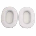 1 Pair Soft Sponge Earmuff Headphone Jacket for Audio-technica ATH-MSR7 / M50X / M20 / M40 / M40X(White)