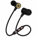 MG-G22 Portable Sports Magnetic Absorption Bluetooth V5.0 Bluetooth Headphones, Support TF Card(Black)