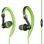 Mucro Type-C Plug In-Ear Sport Earhook Wired Stereo Headphones for Jogging Gym (Green)