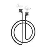 For Xiaomi Air Earphone Silicone Lanyard Anti-lost Rope(Black)