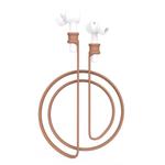 For Xiaomi Air Earphone Silicone Lanyard Anti-lost Rope(Coffee)