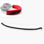 For Meizu HD50 / B&O BeoPlay / BeoPlay H7 / BeoPlay H8 / BeoPlay H9i / BeoPlay H4 / BeoPlay H2 Replacement Headband Zipper Head Beam Headgear Pad Cushion Repair Part(White)