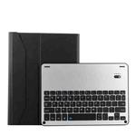 1139B Detachable Bluetooth 3.0 Aluminum Alloy Keyboard + Lambskin Texture Leather Tablet Case for iPad Pro 11 inch (2018), with Three-gear Adjustment / Magnetic / Sleep Function (Black Silver)