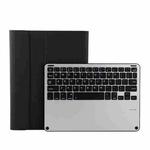 3018 Detachable Bluetooth 3.0 Aluminum Alloy Keyboard + Imitation Cloth Texture Leather Tablet Case for iPad Air / Air 2 / iPad Pro 9.7 inch, with Sleep / Water Repellent Function(Black)