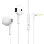 JOYROOM JR-EW05 3.5mm Wire-controlled Half In-ear Gaming Earphone with Microphone (White)