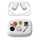 D MOOSTER D13 Noise Reduction Air Conduction Wireless Bluetooth Sports Earphone (White)