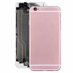 Full Housing Back Cover with Power Button & Volume Button Flex Cable for iPhone 6(Rose Gold)