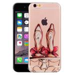 For iPhone 6 & 6s Red High-heel Shoes Pattern IMD Workmanship Soft TPU Protective Case