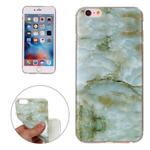 For iPhone 6 & 6s Green Marbling Pattern Soft TPU Protective Back Cover Case