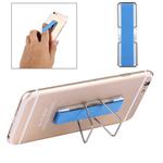 2 in 1 Adjustable Universal Mini Adhesive Holder Stand + Slim Finger Grip, Size: 7.3 x 2.2 x 0.3 cm(Blue)