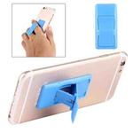 Concise Style Changeable Adjustable Universal Mini Adhesive Holder Stand, Size: 6.4 x 3.1 x 0.2 cm, For iPhone, Galaxy, Huawei, Xiaomi, LG, HTC and Tablets(Blue)
