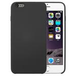 For iPhone 6 & 6s Pure Color Liquid Silicone + PC Protective Back Cover Case(Dark Gray)