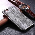 For iPhone 6 & 6s Crocodile Texture Paste Protective Back Cover Case (Silver)