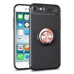 Metal Ring Holder 360 Degree Rotating TPU Case for iPhone 6 & 6s (Black+Gold)