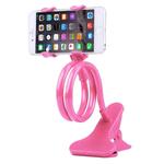 Universal Multifunctional Flexible Long Arm Lazy Bracket Desktop Headboard Bedside Car Phone Holder Stand Tablet Mount(Pink)