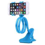 Universal Multifunctional Flexible Long Arm Lazy Bracket Desktop Headboard Bedside Car Phone Holder Stand Tablet Mount(Blue)