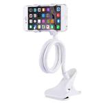 Universal Multifunctional Flexible Long Arm Lazy Bracket Desktop Headboard Bedside Car Phone Holder Stand Tablet Mount(White)