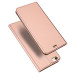 DUX DUCIS Skin Pro Series Horizontal Flip PU + TPU Leather Case for iPhone 6 & 6s, with Holder & Card Slots (Rose Gold)