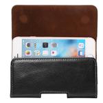 4.8 inch Litchi Texture Vertical Flip Thwartwise Genuine Leather Case / Waist Bag with Rotatable Back Splint for iPhone 7 & 6s & 6, Galaxy S4, Xiaomi Redmi 3 & 3X, etc