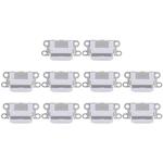 10 PCS Charging Port Connector for iPhone 6 / 6S(Light Grey)