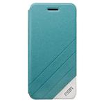 MOFI Custom Made for iPhone 6 Shockproof Horizontal Flip Leather Case with Holder (Blue)