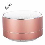 A10 Mini Portable Bluetooth Speaker Built-in MIC & LED, Support Hands-free Calls & TF Card(Rose Gold)