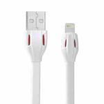 REMAX RC-035i Laser Series 1m 2.1A 8 Pin to USB Data Sync Charger Cable with LED Indicator(White)