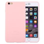 For iPhone 6 & 6s Solid Color TPU Protective Case Without Round Hole(Pink)