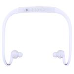 506 Life Waterproof Sweatproof Stereo Wireless Sports Earbud Earphone In-ear Headphone Headset with Micro SD Card Slot, For Smart Phones & iPad & Laptop & Notebook & MP3 or Other Audio Devices, Maximum SD Card Storage: 8GB(White)