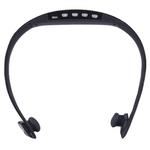 508 Life Waterproof Sweatproof Stereo Wireless Sports Earbud Earphone In-ear Headphone Headset with Micro SD Card Slot, For Smart Phones & iPad & Laptop & Notebook & MP3 or Other Audio Devices, Maximum SD Card Storage: 32GB(Black)