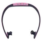 508 Life Waterproof Sweatproof Stereo Wireless Sports Earbud Earphone In-ear Headphone Headset with Micro SD Card Slot, For Smart Phones & iPad & Laptop & Notebook & MP3 or Other Audio Devices, Maximum SD Card Storage: 32GB(Pink)