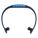 508 Life Waterproof Sweatproof Stereo Wireless Sports Earbud Earphone In-ear Headphone Headset with Micro SD Card Slot, For Smart Phones & iPad & Laptop & Notebook & MP3 or Other Audio Devices, Maximum SD Card Storage: 32GB(Blue)