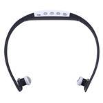508 Life Waterproof Sweatproof Stereo Wireless Sports Earbud Earphone In-ear Headphone Headset with Micro SD Card Slot, For Smart Phones & iPad & Laptop & Notebook & MP3 or Other Audio Devices, Maximum SD Card Storage: 32GB(White)