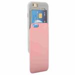 GOOSPERY for iPhone 6 & 6s TPU + PC Sky Slide Bumper Protective Back Case with Card Slots(Pink)